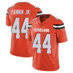 C.Browns #44 Harold Fannin Jr. Player Orange Alternate Vapor Untouchable Limited Home Game Gdoa Stitched Jerseys