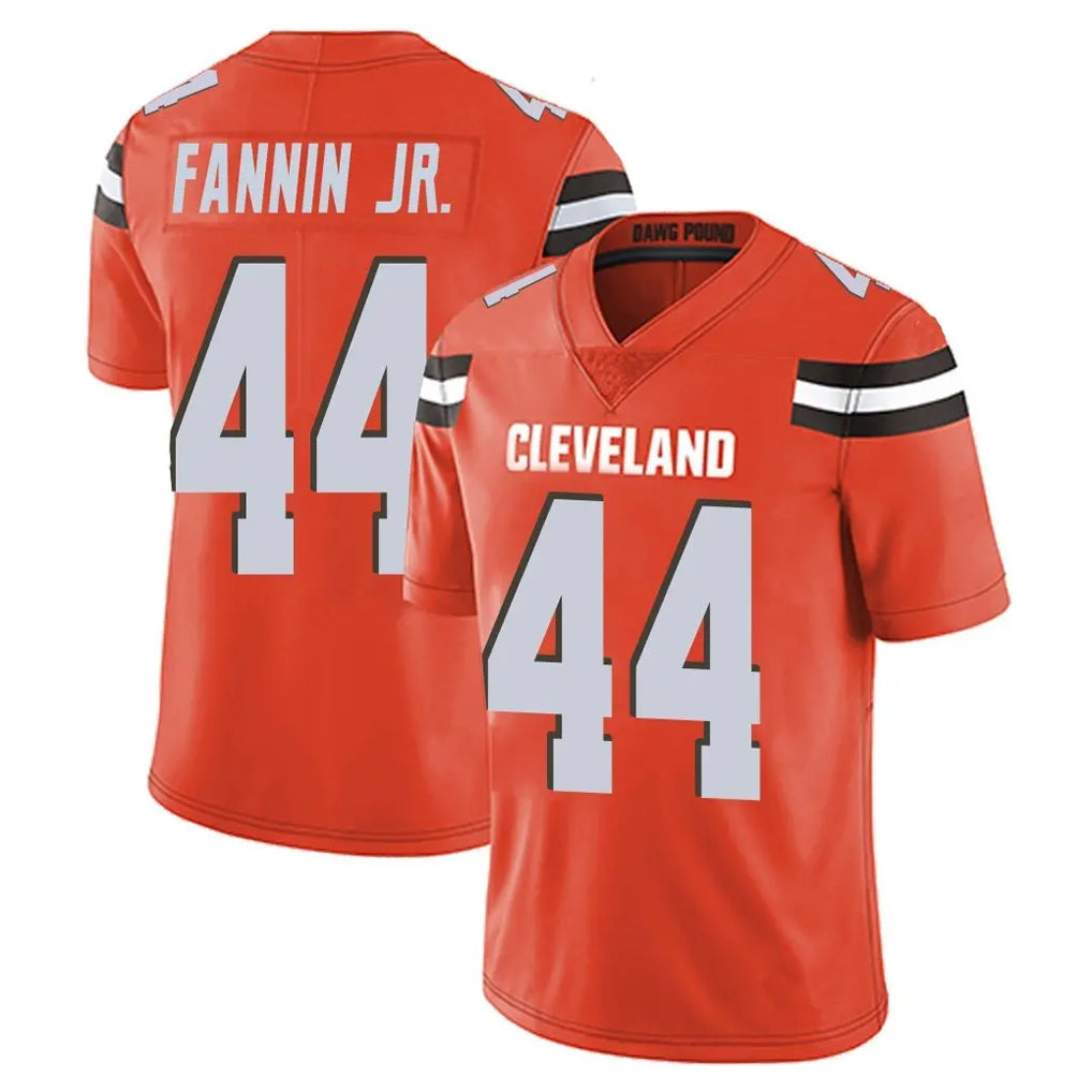 C.Browns #44 Harold Fannin Jr. Player Orange Alternate Vapor Untouchable Limited Home Game Gdoa Stitched Jerseys