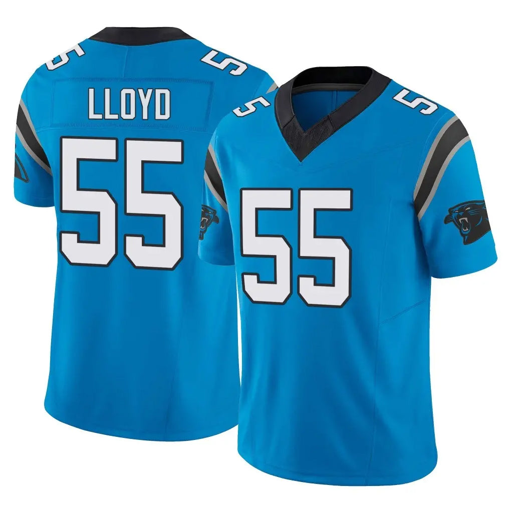 C.Panthers #55 Devin Lloyd Player Blue Vapor F.U.S.E. Limited Home Game Gdoa Stitched Jerseys