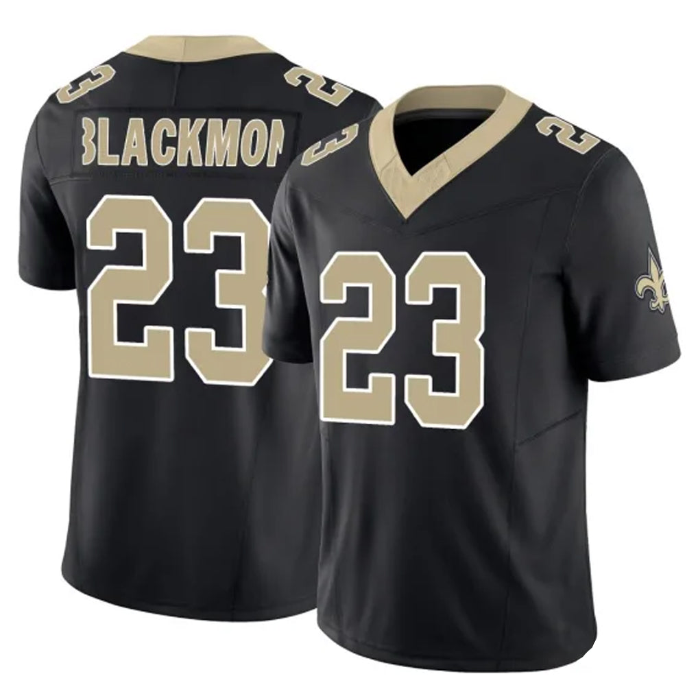 NO.Saints #23 Julian Blackmon Player Black Limited Vapor F.U.S.E. Home Game Gdoa Stitched Jerseys