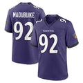 B.Ravens #92 Nnamdi Madubuike Player Purple Home Game Gdoa Stitched Jerseys