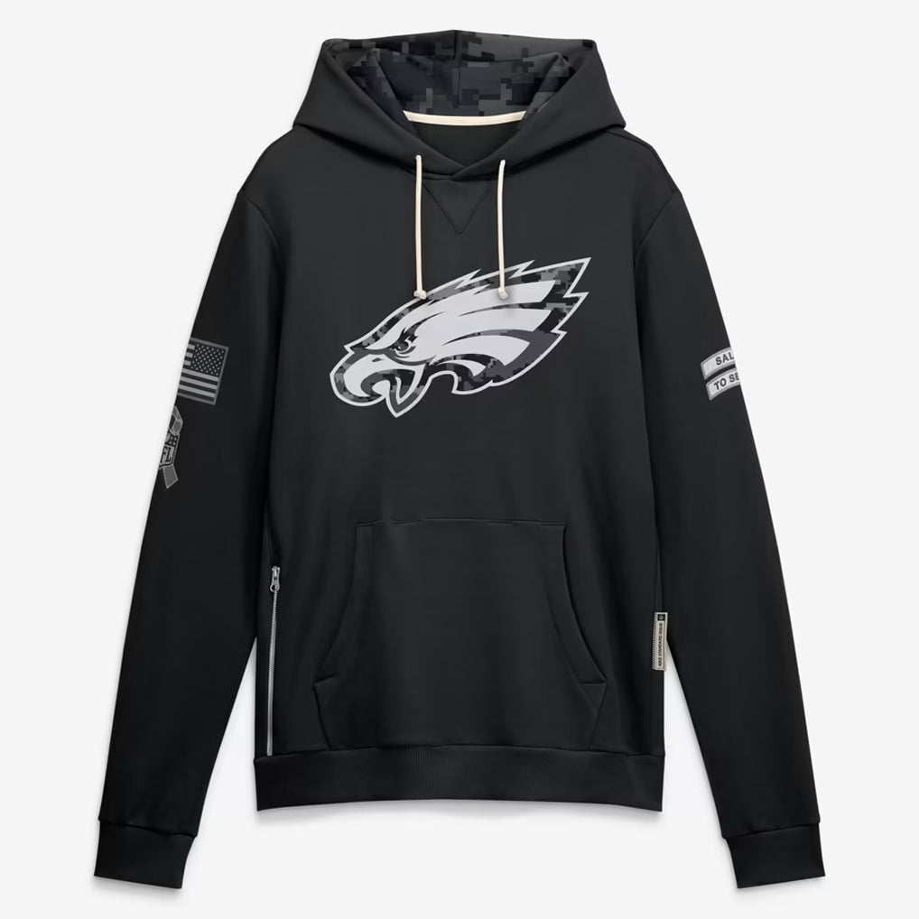 P.Eagles 2026 Black Logo Pullover Hoodies Limited Game Gdoa Stitched Jerseys