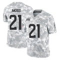 D.Broncos #21 Riley Moss Player Arctic Camo Salute To Service Limited Gdoa Stitched Jerseys