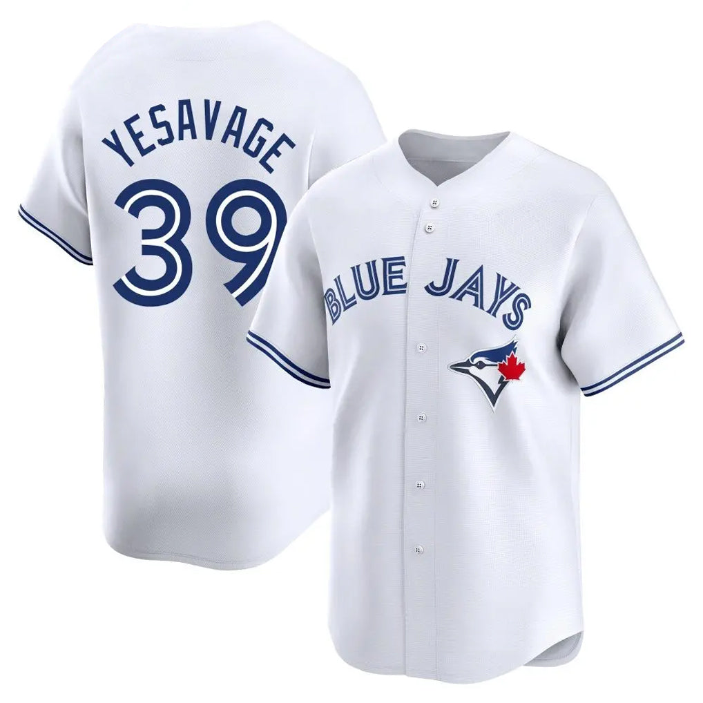 T.Blue Jays #39 Trey Yesavage Player White Home Limited Fdoa Stitched Jerseys