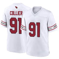 A.Cardinals #91 L.J. Collier Player White Game Home Gdoa Stitched Jerseys