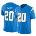 LA.Chargers #20 Cam Hart Player Blue Limited Vapor F.U.S.E. Home Game Gdoa Stitched Jerseys