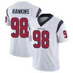 H.Texans #98 Sheldon Rankins Player White Limited Vapor Untouchable Home Game Gdoa Stitched Jerseys