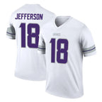 M.Vikings #18 Justin Jefferson Player White Alternate Legend Home Game Gdoa Stitched Jerseys