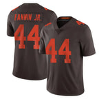 C.Browns #44 Harold Fannin Jr. Player Browns Color Rush Limited Home Game Gdoa Stitched Jerseys