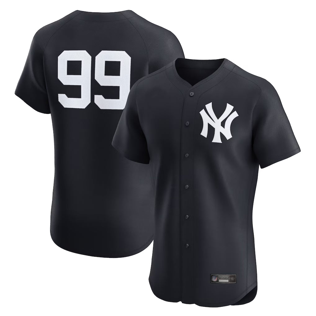 NY.Yankees #99 Aaron Judge Player Navy Limited Home Elite Game Fdoa Stitched Jerseys