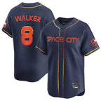 H.Astros #8 Christian Walker Player Navy City Connect Home Limited Gdoa Stitched Jerseys