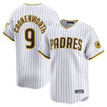 S.Diego Padres #9 Jake Cronenworth Player White Home Limited Fdoa Stitched Jerseys