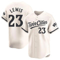 M.Twins #23 Royce Lewis Player Cream Home Limited Fdoa Stitched Jerseys
