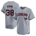 C.Guardians #38 Steven Kwan Player Gray Road Limited Home Gdoa Stitched Jerseys