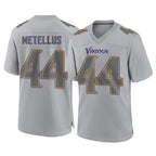 M.Vikings #44 Josh Metellus Player Gray Atmosphere Fashion Home Game Gdoa Stitched Jerseys
