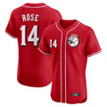 C.Reds #14 Pete Rose Player Red Limited Elite Home Game Gdoa Stitched Jerseys