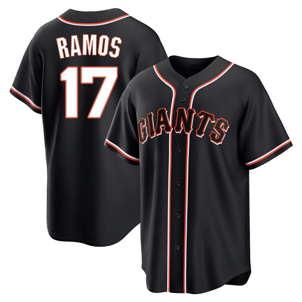 SF.Giants #17 Heliot Ramos Player Black Fashion Out Home Limited Fdoa Stitched Jerseys
