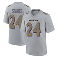 B.Ravens #24 Malaki Starks Player Gray Color Rush Vapor Untouchable Game Gdoa Stitched Jerseys