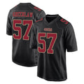 SF.49ers #57 Dre Greenlaw Player Black Fashion Home Game Gdoa Stitched Jerseys