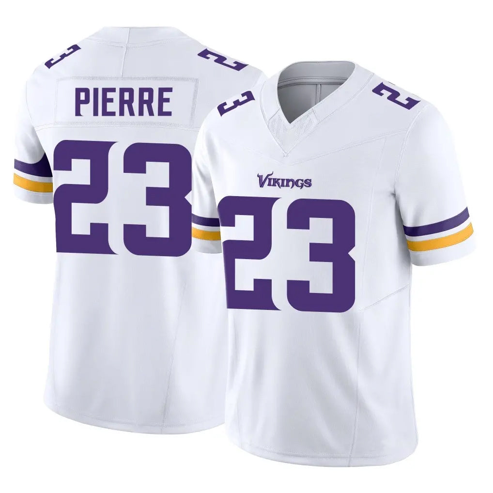M.Vikings #23 James Pierre Player White Limited Vapor F.U.S.E. Home Game Gdoa Stitched Jerseys
