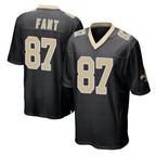 NO.Saints #87 Noah Fant Player Black Home Game Gdoa Stitched Jerseys