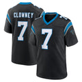 C.Panthers #7 Tre'von Moehrig Player Black Limited Home Game Gdoa Stitched Jerseys