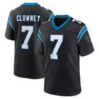 C.Panthers #7 Tre'von Moehrig Player Black Limited Home Game Gdoa Stitched Jerseys