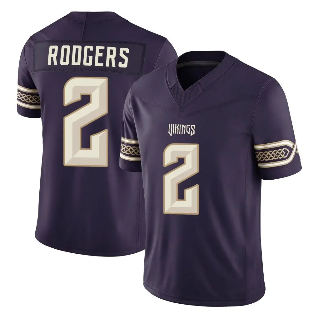 MN.Vikings #2 Isaiah Rodgers Player Purple Limited 2026 Rivalries Collection Home Game Gdoa Stitched Jerseys