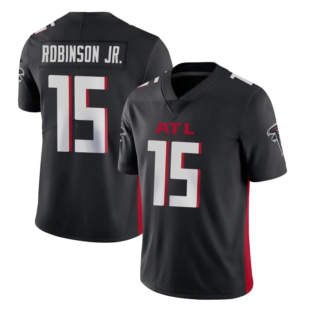 A.Falcons #15 Brian Robinson Player Black Vapor Untouchable Limited Home Game Gdoa Stitched Jerseys