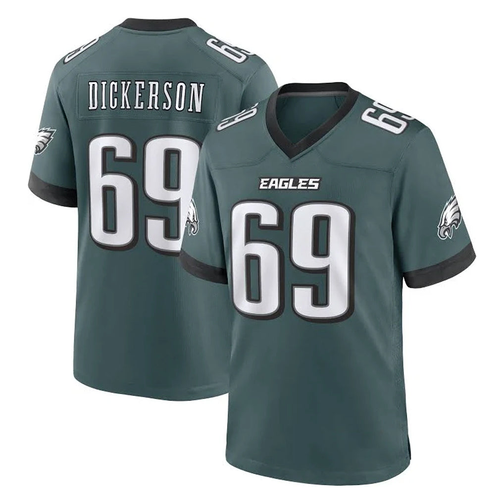 P.Eagles #69 Landon Dickerson Player Green Home Game Gdoa Stitched Jerseys