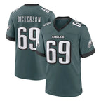 P.Eagles #69 Landon Dickerson Player Green Home Game Gdoa Stitched Jerseys