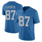 D.Lions #87 Sam LaPorta Player Blue Limited Throwback Vapor Untouchable Gdoa Stitched Jerseys