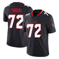 H.Texans #72 Tommy Togiai Player Navy Limited Alternate Vapor F.U.S.E. Home Game Gdoa Stitched Jerseys