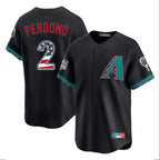A.Diamondbacks #2 Geraldo Perdomo Player Black USA 250 Fourth of July Home Game Gdoa250Ys Stitched Jerseys