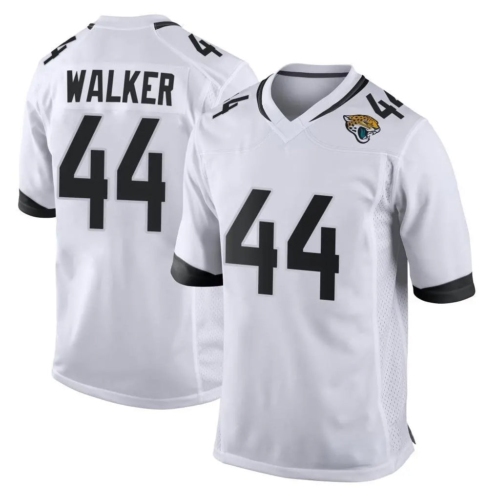 J.Jaguars #44 Travon Walker Player White Home Game Gdoa Stitched Jerseys