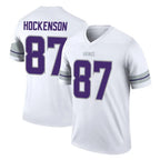 M.Vikings #87 T.J. Hockenson Player White Alternate Legend Home Game Gdoa Stitched Jerseys