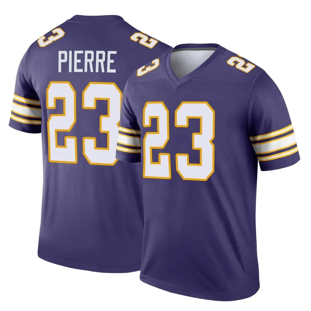 M.Vikings #23 James Pierre Player Purple Limited Classic Home Game Gdoa Stitched Jerseys