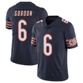 C.Bears #6 Kyler Gordon Player Navy Vapor Untouchable Limited Home Game Gdoa Stitched Jerseys