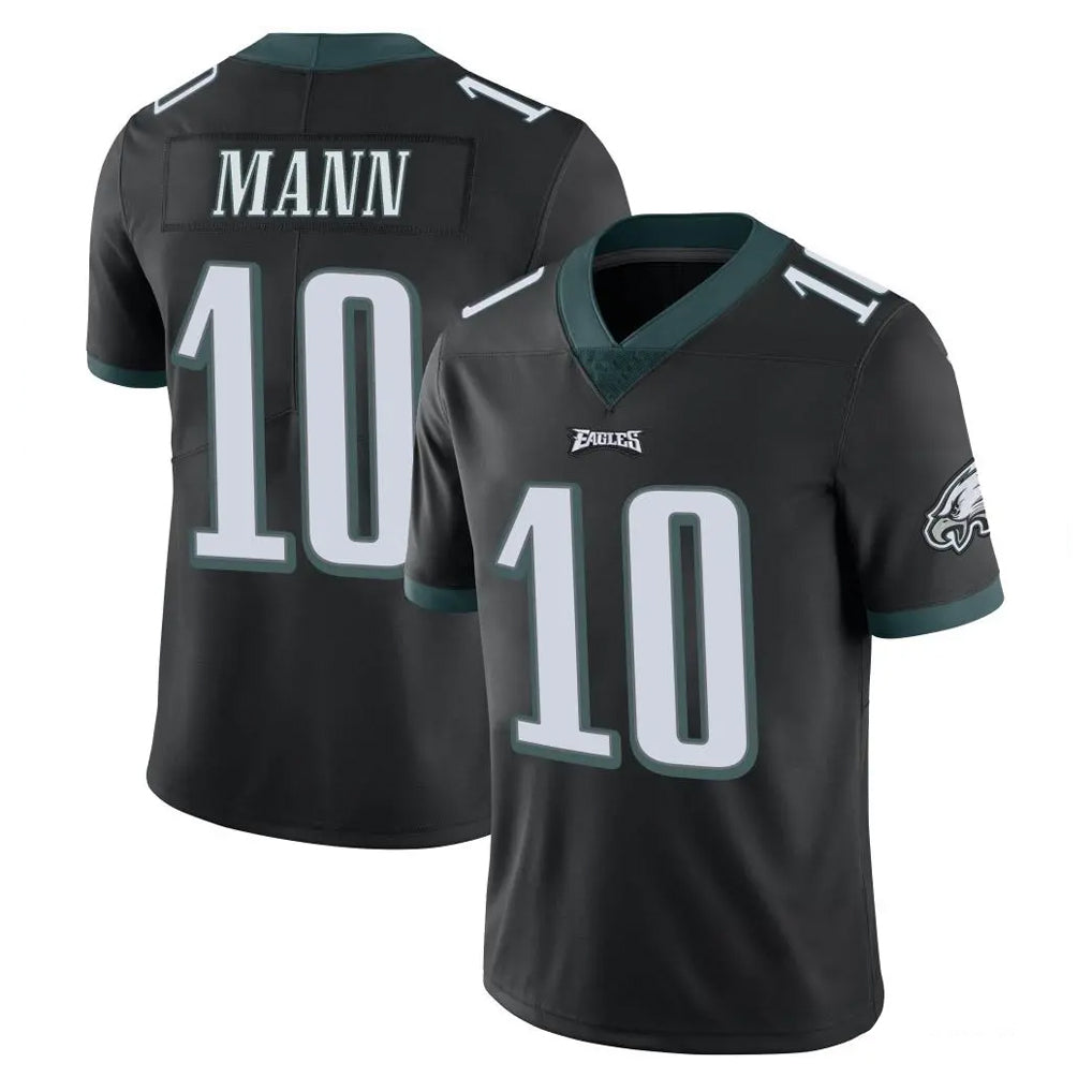 P.Eagles #10 Braden Mann Player Black Limited Vapor Untouchable Home Game Gdoa Stitched Jerseys