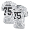 NO.Saints #75 Taliese Fuaga Player Arctic Camo Salute To Service Limited Game Gdoa Stitched Jerseys