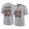 C.Bengals #93 Jonathan Allen Player Gray Atmosphere Fashion Game Gdoa Stitched Jerseys