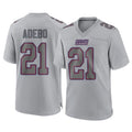 NY.Giants #21 Paulson Adebo Player Gray Atmosphere Fashion Limited Game Gdoa Stitched Jerseys