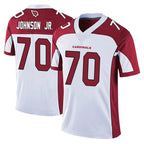 A.Cardinals #70 Paris Johnson Jr. Player White Vapor Limited Home Game Gdoa Stitched Jerseys