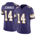 M.Vikings #14 Jauan Jennings Player Purple Limited Classic Vapor F.U.S.E. Home Game Gdoa Stitched Jerseys