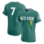 B.Red Sox #7 Masataka Yoshida Player Green City Connect Limited Elite Home Game Gdoa Stitched Jerseys