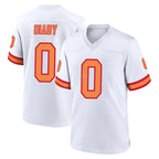 TB.Buccaneers #0 Yaya Diaby Player White '76 Home Game Gdoa Stitched Jerseys