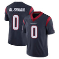 H.Texans #0 Azeez Al-Shaair Player Navy Limited Vapor Untouchable Home Game Gdoa Stitched Jerseys