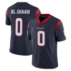 H.Texans #0 Azeez Al-Shaair Player Navy Limited Vapor Untouchable Home Game Gdoa Stitched Jerseys