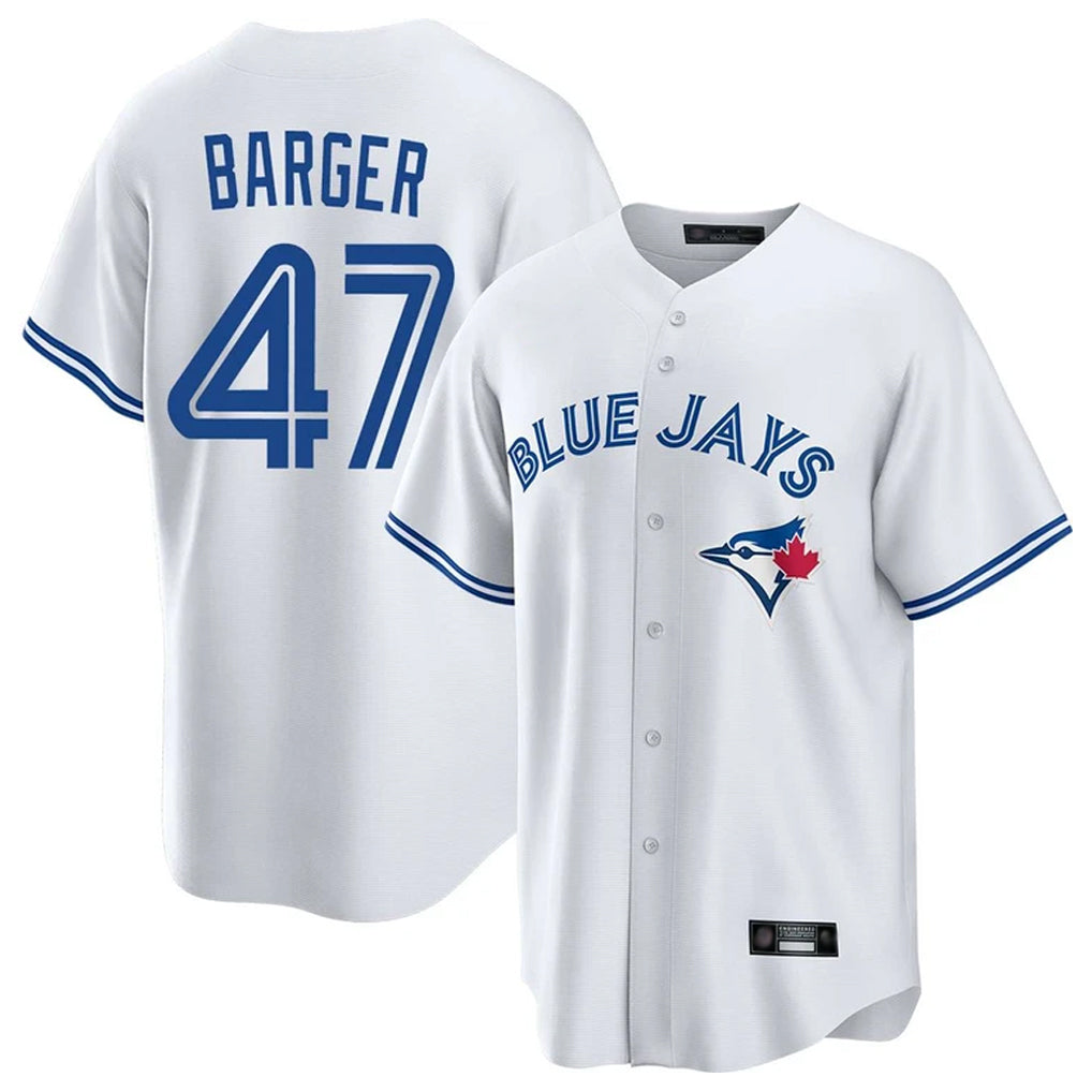 T.Blue Jays #47 Addison Barger Player White Home Fdoa Stitched Jerseys