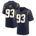 LA.Chargers #93 Teair Tart Player Navy Home Game Gdoa Stitched Jerseys